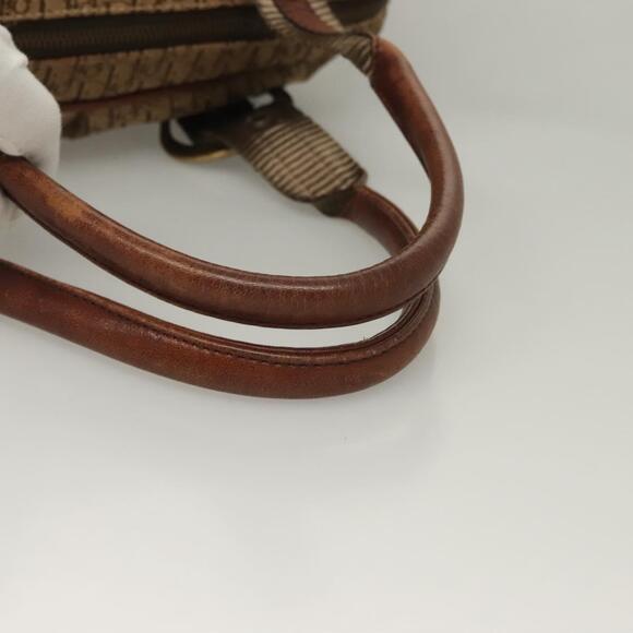 DIOR Trotter Canvas Hand Bag Brown - Picture 7 of 12